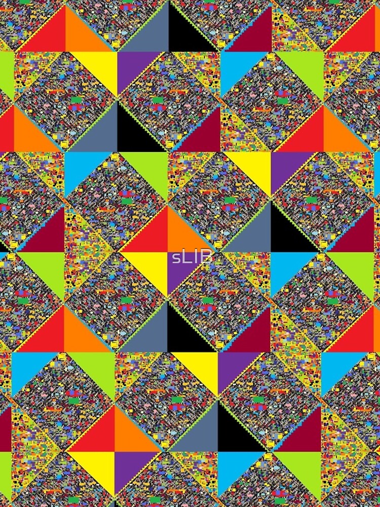 Thumbnail 4 of 4, iPhone Case, Diamond/Triangular Colour Bloc Design Pattern designed and sold by sLIB.