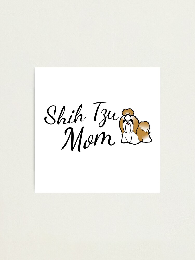 Alternate view of Shih Tzu Mom Photographic Print