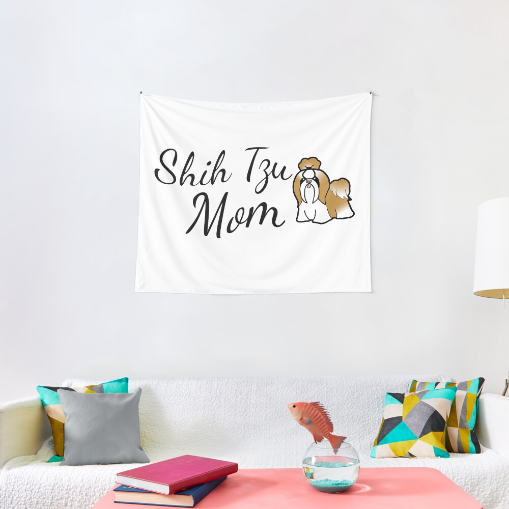 Shih Tzu Mom Tapestry