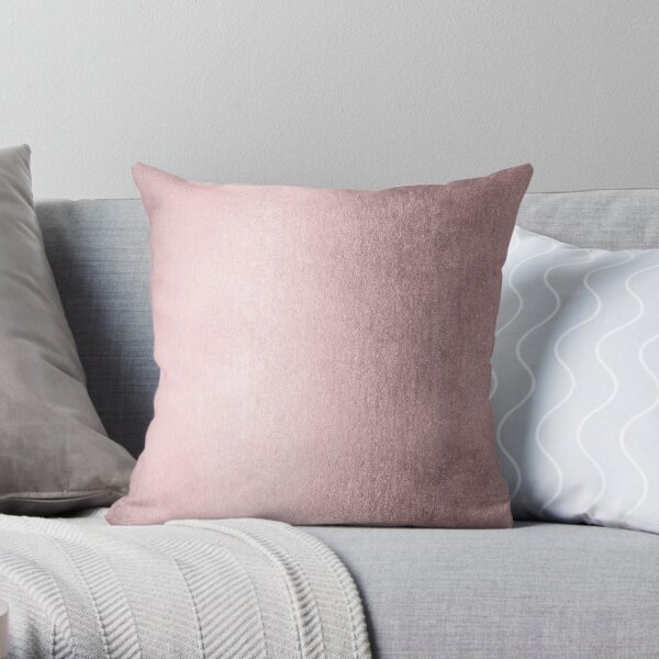Simply Rose Gold Palace Throw Pillow