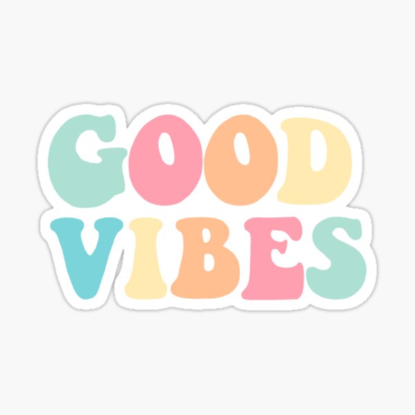 Good Vibes Sticker Focus On The Good Sticker Be Happy Sticker Laptop ...