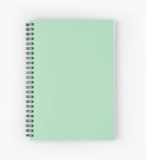 Cuaderno de espiral Verde sólido de la espuma del mar