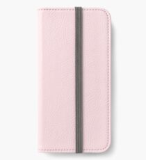 Pastellrosa Flamingo Solid iPhone Flip-Case/Hülle/Skin