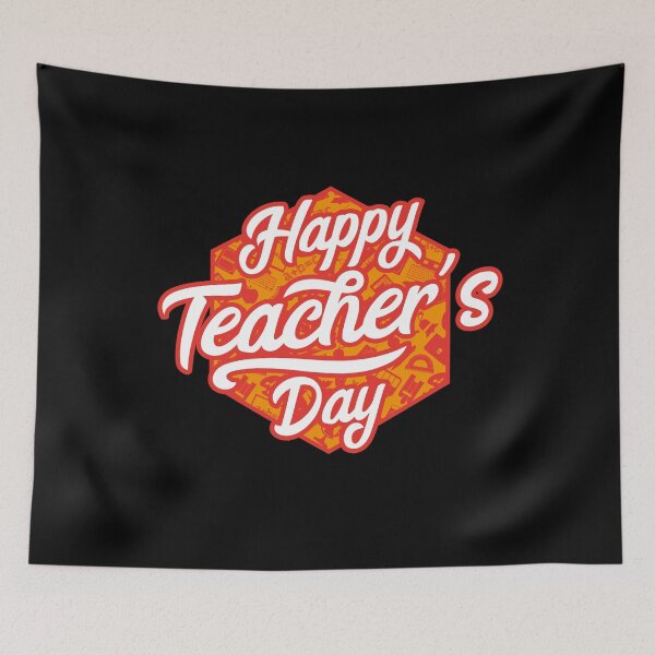 Item preview, Happy Teacher's Day Logo designed and sold by BlueRockDesigns.