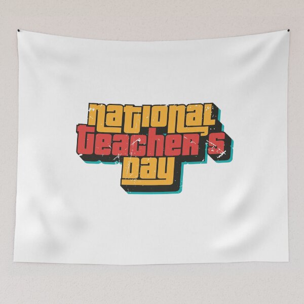 Item preview, National Teacher's Day - Retro designed and sold by BlueRockDesigns.