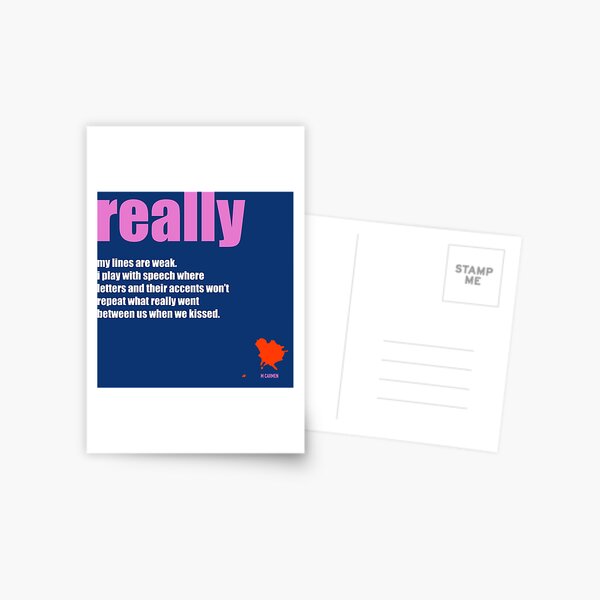 REALLY love tablet Postcard