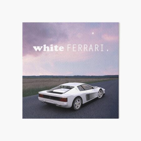 White ferrari frank ocean