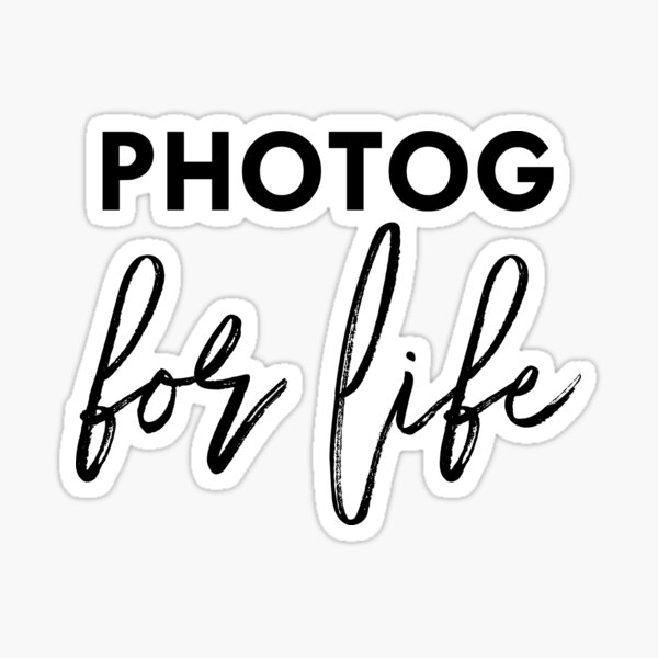 photographer for life Sticker
