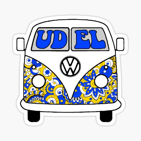 University of Delaware Van Sticker