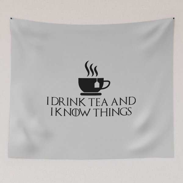 Item preview, I Drink Tea and I Know Things designed and sold by Foxes674.