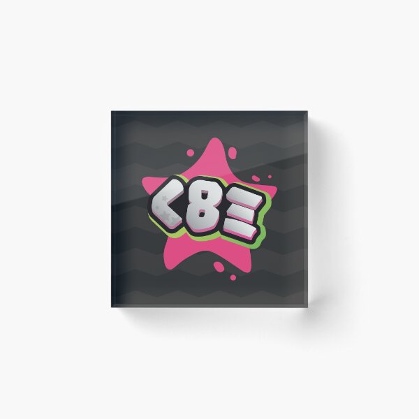 Star Squids on black Acrylic Block