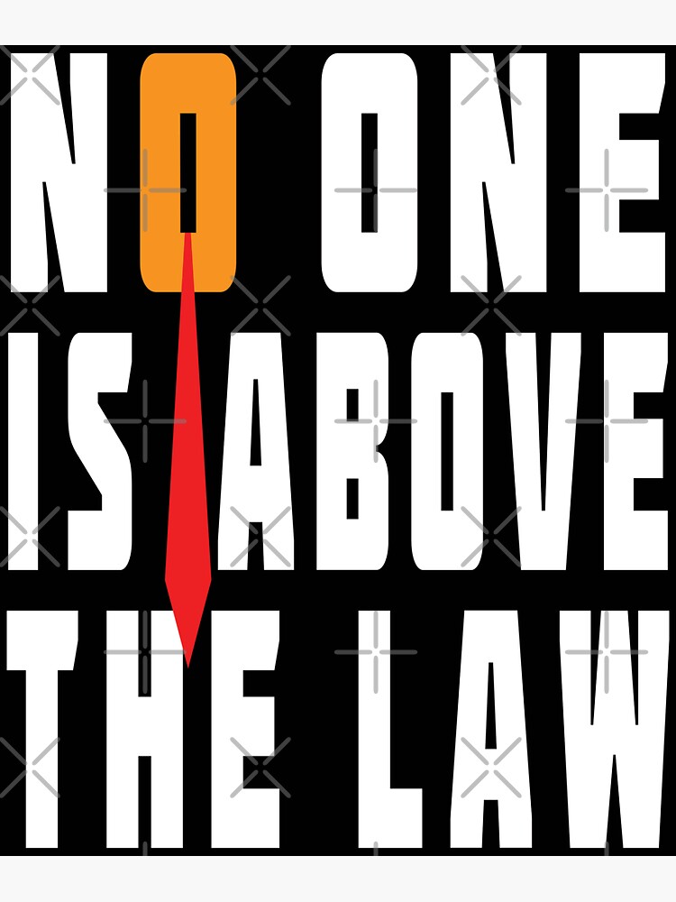 Thumbnail 3 of 3, Sticker, Trump Is Not Above The Law designed and sold by EthosWear.
