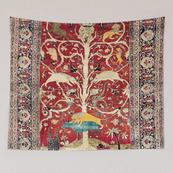 Item preview, Silk Heriz Azerbaijan Northwest Persian Rug Print designed and sold by Vicky Brago-Mitchell®.