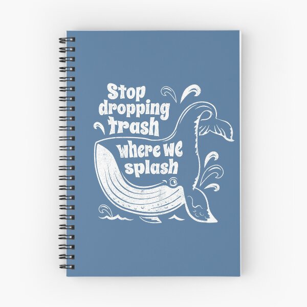 Item preview, Stop Dropping Trash Where We Splash - Whale Conservation designed and sold by Bangtees.