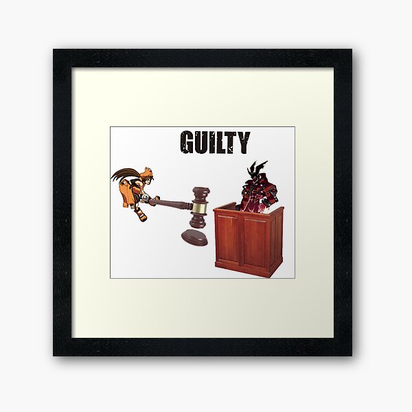 Guiltiest Gear Framed Art Print