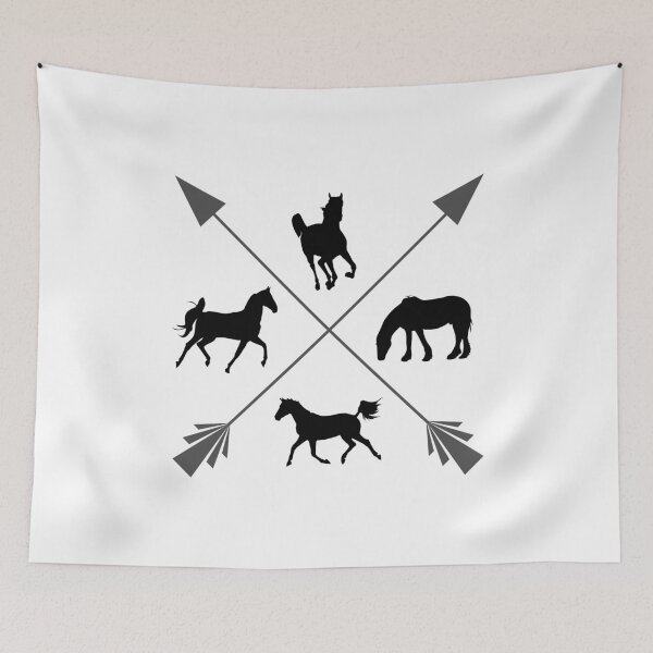 Item preview, Horses in 4 quadrants - gallop, trot, step and tölt designed and sold by Fotogreasy.