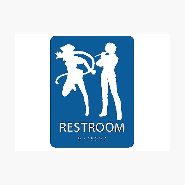 Melty Blood toilet tournament Photographic Print