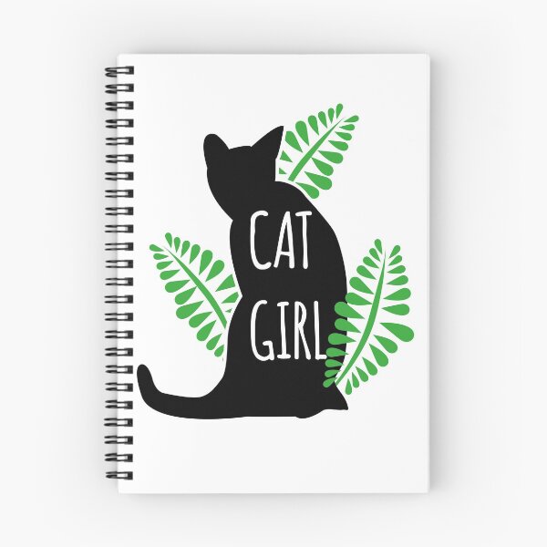 Item preview, Cat woman with cat silhouette and green leaves designed and sold by Fotogreasy.