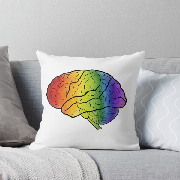 Artikelvorschau, Aquarell Regenbogen Gehirn entworfen und verkauft von Kalynmoz.