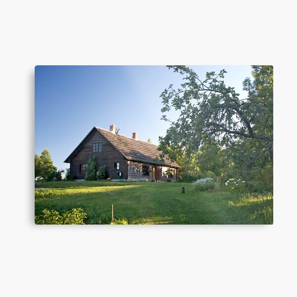 Lauku māja Metal Print