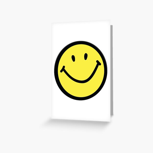 Smiley Face Greeting Cards Redbubble