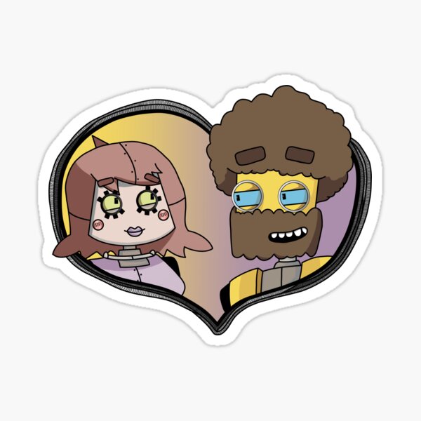 Item preview, Robots in Love designed and sold by OGPandaBrand.