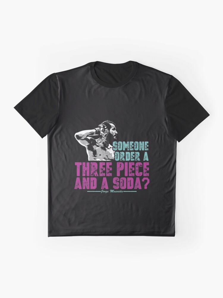 Alternative Ansicht von Jorge Masvidal - Drei Stücke Und Ein Soda Grafik T-Shirt