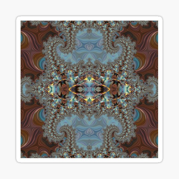 Fractal Coils Sticker