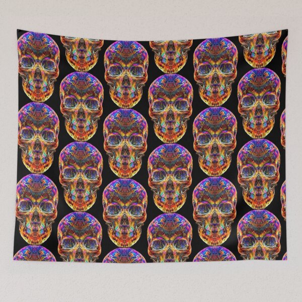 Item preview, Psychedelic Skull designed and sold by bizzleapparel.