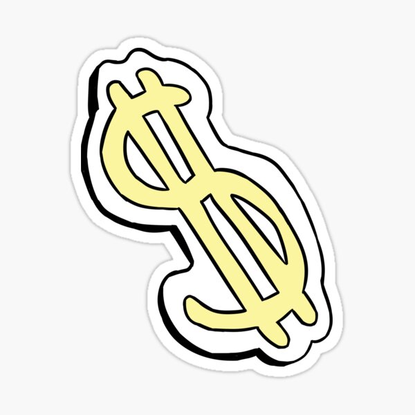 Dollar Sign Sticker