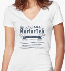 MoriarTea 2014 Edition Women's Fitted V-Neck T-Shirt