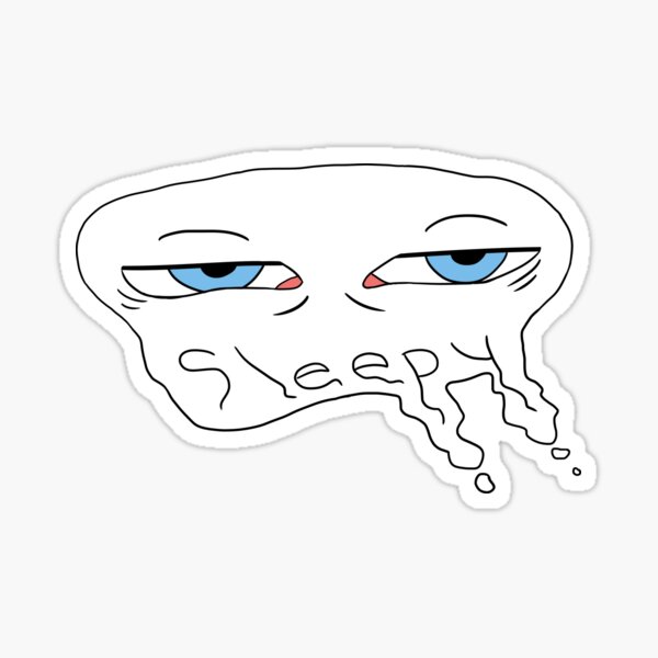Sleepy Sticker