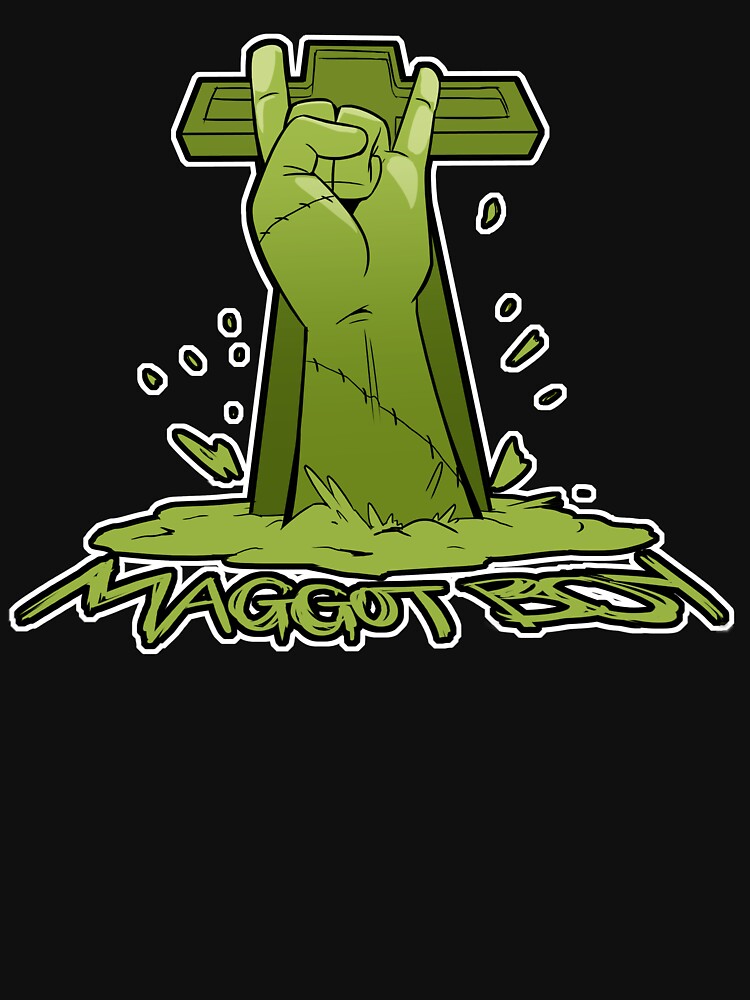 Thumbnail 3 of 3, Fitted T-Shirt, Rise designed and sold by MaggotBoy.