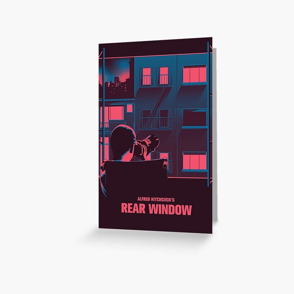 Alfred Hitchcock - Rear Window Greeting Card