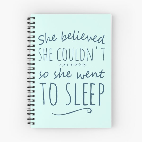 Item preview, she believed she couldn't so she went to sleep designed and sold by FandomizedRose.