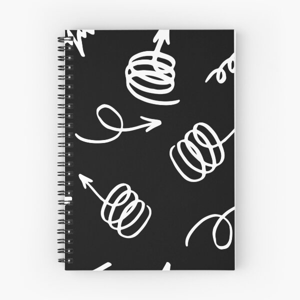 Item preview,  pattern with different arrows, white on black. Hand drawn. designed and sold by linasemenova.