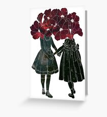 Flower Girls Greeting Card