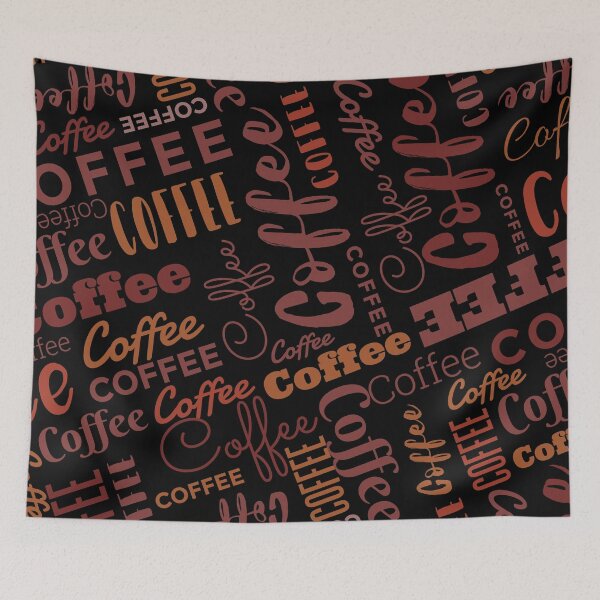 Item preview, Coffee font pattern designed and sold by KleinJenny.