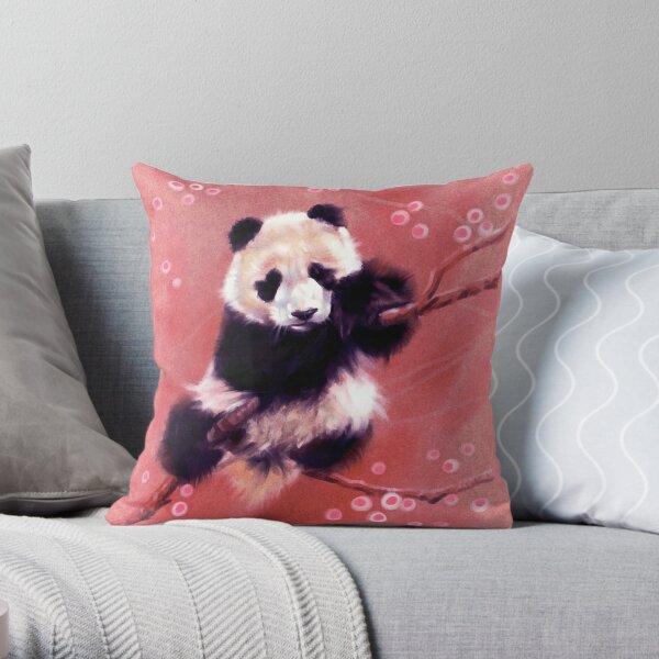 Panda Pillows & Cushions Redbubble