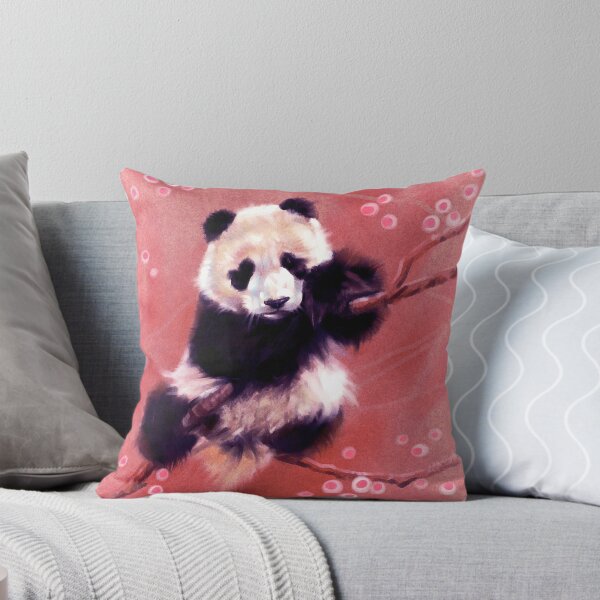 Panda Throw Pillow