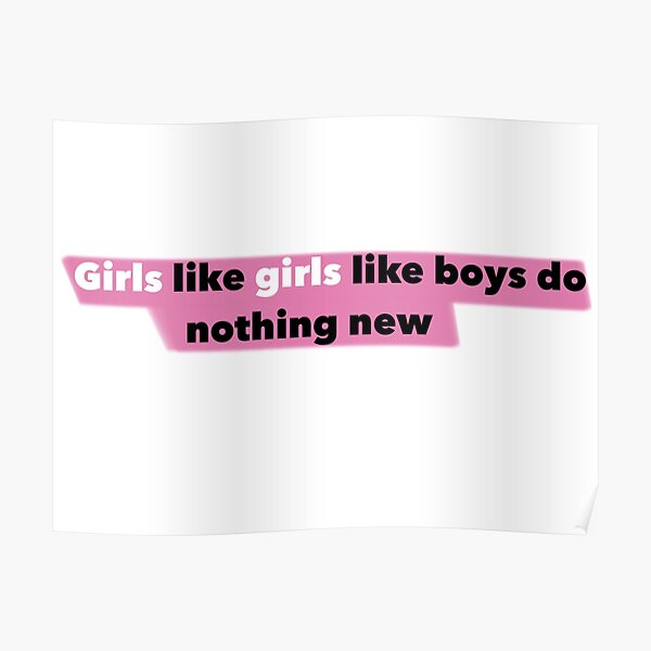 Girls Like Girls Hayley Kiyoko Lesbian Pride Quote Poster By Thegeekbrush Redbubble