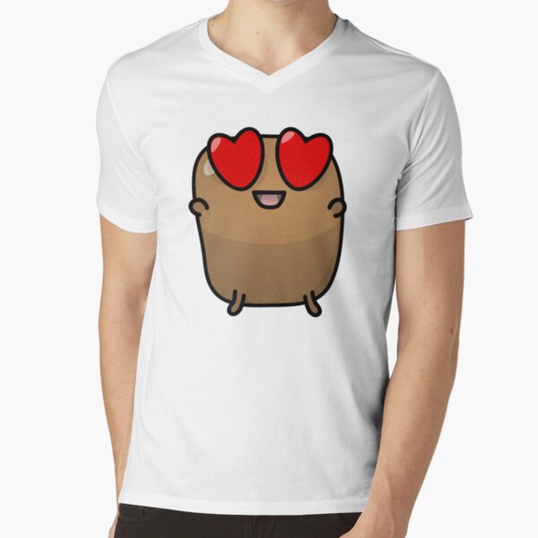 Jagaimo The Potato - Loves Things! V-Neck T-Shirt