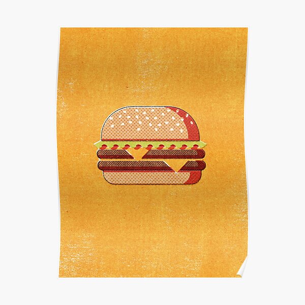 FAST FOOD / Burger Poster