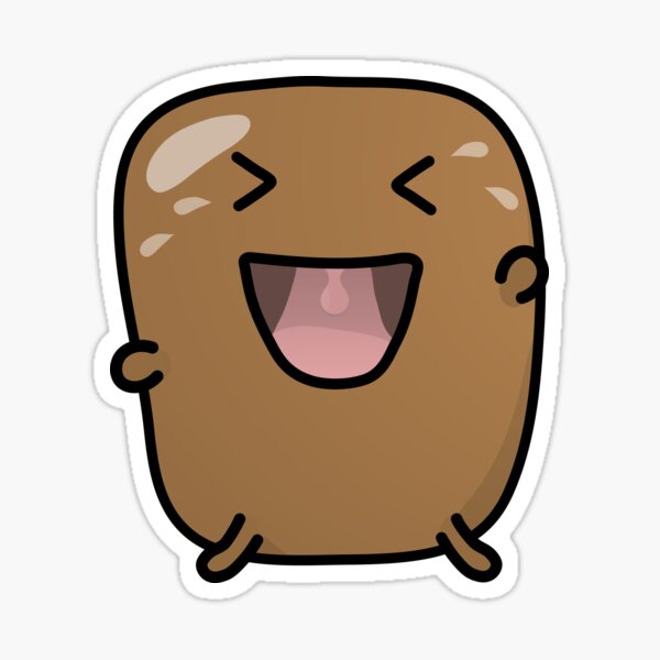 Jagaimo The Potato - Loling! Sticker