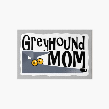 Aperçu de l'œuvre Greyhound Mom (bleu) créée et vendue par RichSkipworth.
