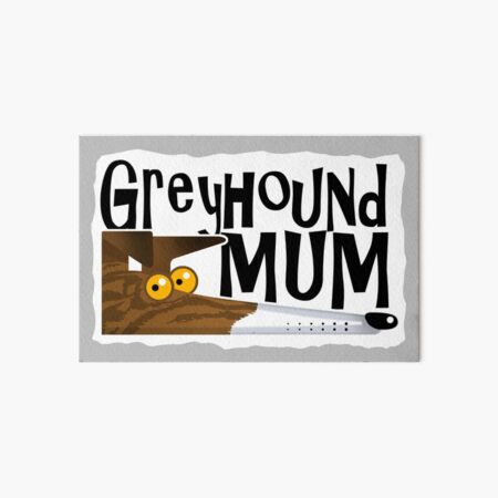 Aperçu de l'œuvre Maman Greyhound (bringé et blanc) créée et vendue par RichSkipworth.