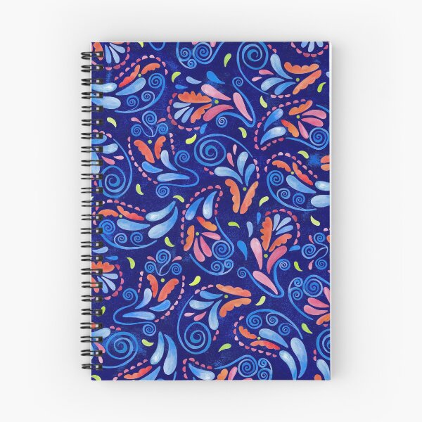 Item preview, Multicolored Watercolor Paisley Florals designed and sold by ToiledeLina.