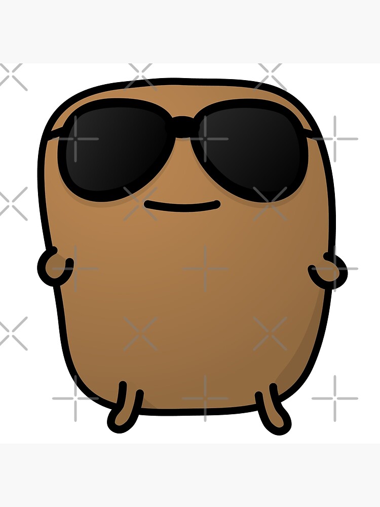 Jagaimo The Potato - Cool with Sunglasses by squarechris