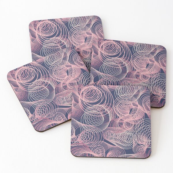 Item preview, Mesmerizing abstract pink and rose spirals designed and sold by Marlene Wagenhofer.