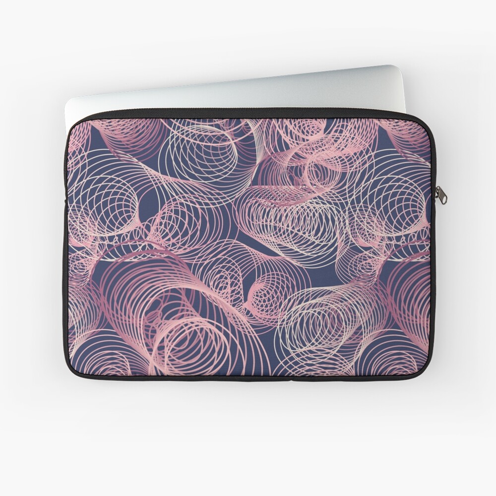 Mesmerizing abstract pink and rose spirals iPhone Case